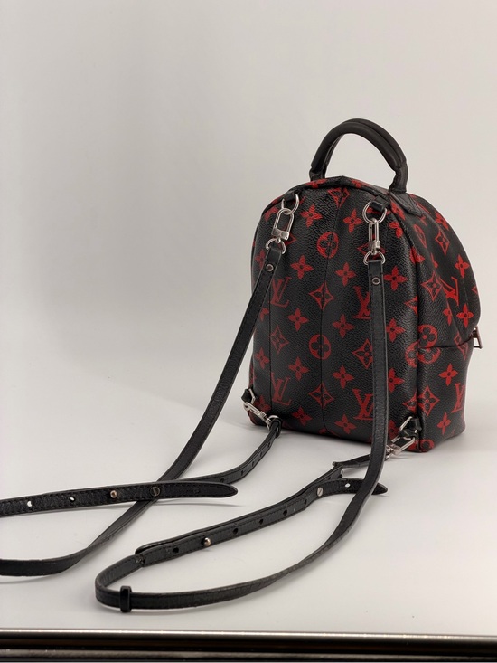Vuitton Mini Backpack Louis Vuitton Palm Springs Infrarouge Louis Vuitton Limited Edition Infrarouge Monogram Canvas Palm Springs Mini  Backpack Bag Yoogi's Closet
